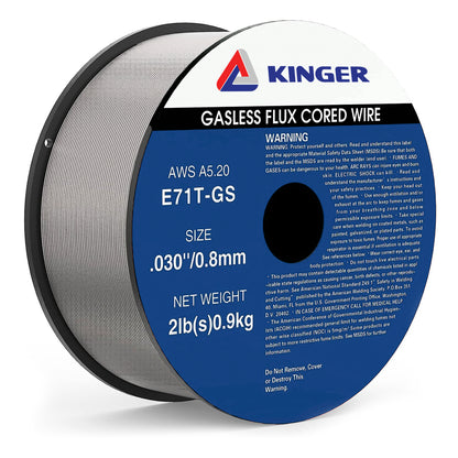 Gasless Flux Core Welding Wire Mig Wire, Mild Steel E71TGS.030-Diameter, 2-Pound Spool