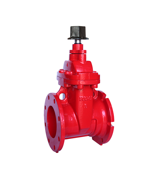 AWWA C515 NRS FLG x MJ Gate Valve With 2" OP Nut (JKDZ45FM)